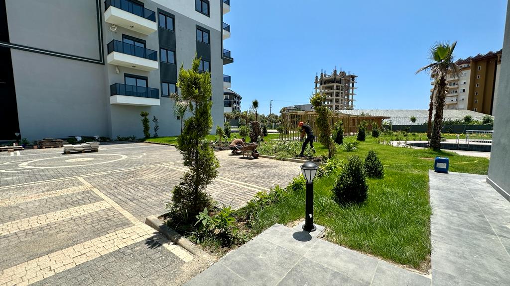 Image of 2+1 apartment with sea and mountain views in Avsallar